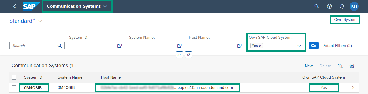 System ID and Host Name of your MDG CE system