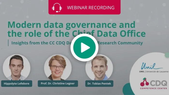 Modern data governance webinar