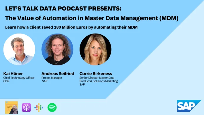 Value of Automation SAP podcast